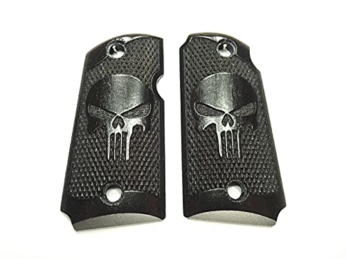Ebony Punisher #2 Kimber Micro 9 Grips