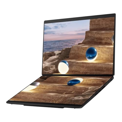 Image of EXCaliberPC [2026] ASUS Zenbook Duo UX8407AA-DS99T (Intel Core Ultra 9 386H, 32GB RAM, 1TB SSD, 14 inch OLED 3K 144Hz Touch, Windows 11) Touchscreen Laptop
