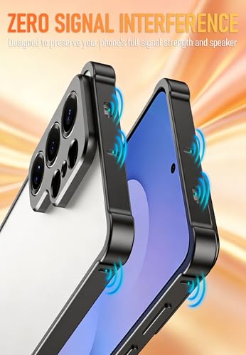 JIAONASHIJIA for Samsung Galaxy Galaxy S26 Ultra Frameless Case Silver - image 7