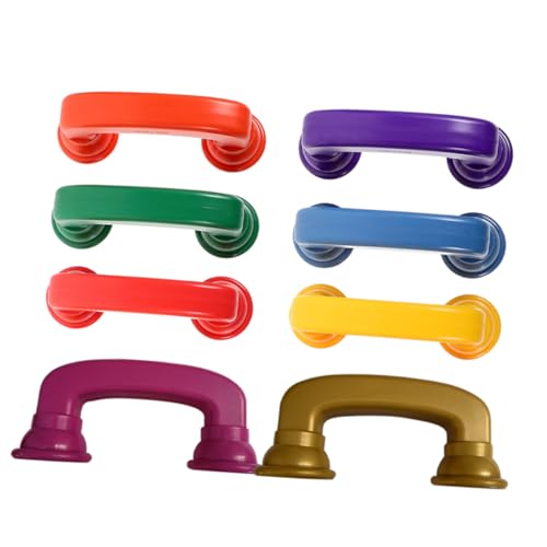 Téléphones chuchoteurs en plastique ABS : lot de 8 jouets éducatifs colorés pour enfants