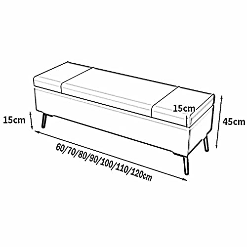 Pouf de rangement pliable pour optimiser les petits espaces - 4