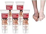 3 Days Kojic Acid Whitening Moisturizing Cream, Dark Spot Corrector Cream,Skin Lightening Cream for Dark Skin,Skin Bleaching Cream for Body, Armpit, Private Parts, Intimate Areas (5 Pcs)