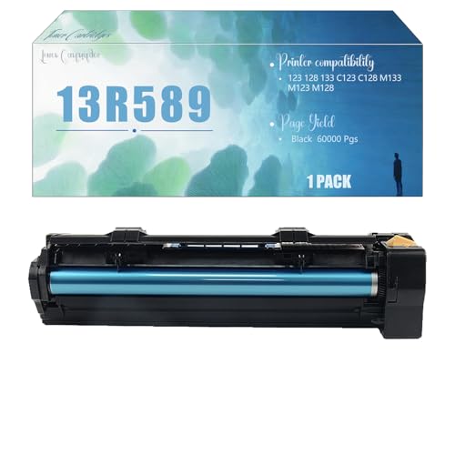 013R00589 13R589 Compatible Drum Unit (No Toner) Replacement for Xerox CopyCentre 123 128 133 C123 C128 for WorkCentre M133 123 128 133 M123 M128 Printers, High Yield Black