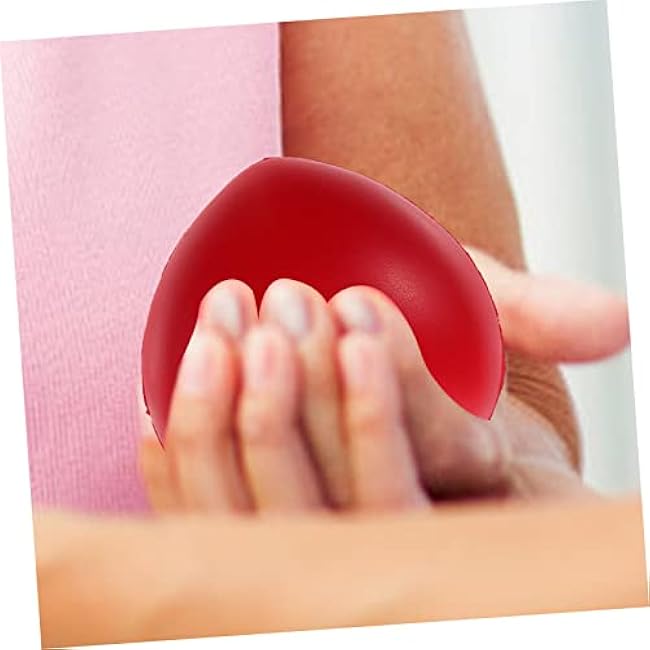 Heart Shaped PU Hand Grip Ball for Finger Strengthening Stress Relief Squeeze Therapy Trainer for Carpal Tunnel Rehabilitation and Hand Fitness