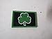 Patch Hook, Loop 3 Leaf Clover Green Border