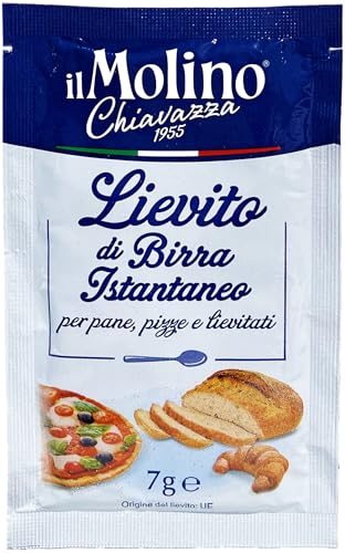 il Molino Chiavazza Instant Dry Yeast, 7g (Pack of 48) - 100% Italian Dry Yeast