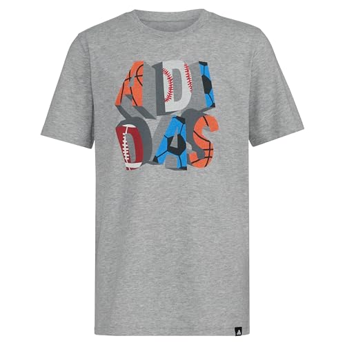adidas Boys' Short Sleeve Graphic T-Shirt