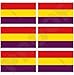 Espagne 2 nd espagnol République civile Drapeau 40 mm (40,6 cm) Téléphone Mobile Mini en vinyle autocollants, Stickers x6