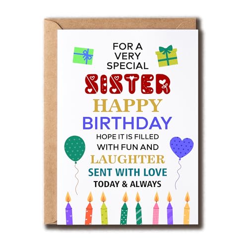 NKPDesigns For A Very Special Sister - Sister Happy BirthdayJ[h - a߂łƂ - 킢A - ޏ̂߂̋LOJ[h