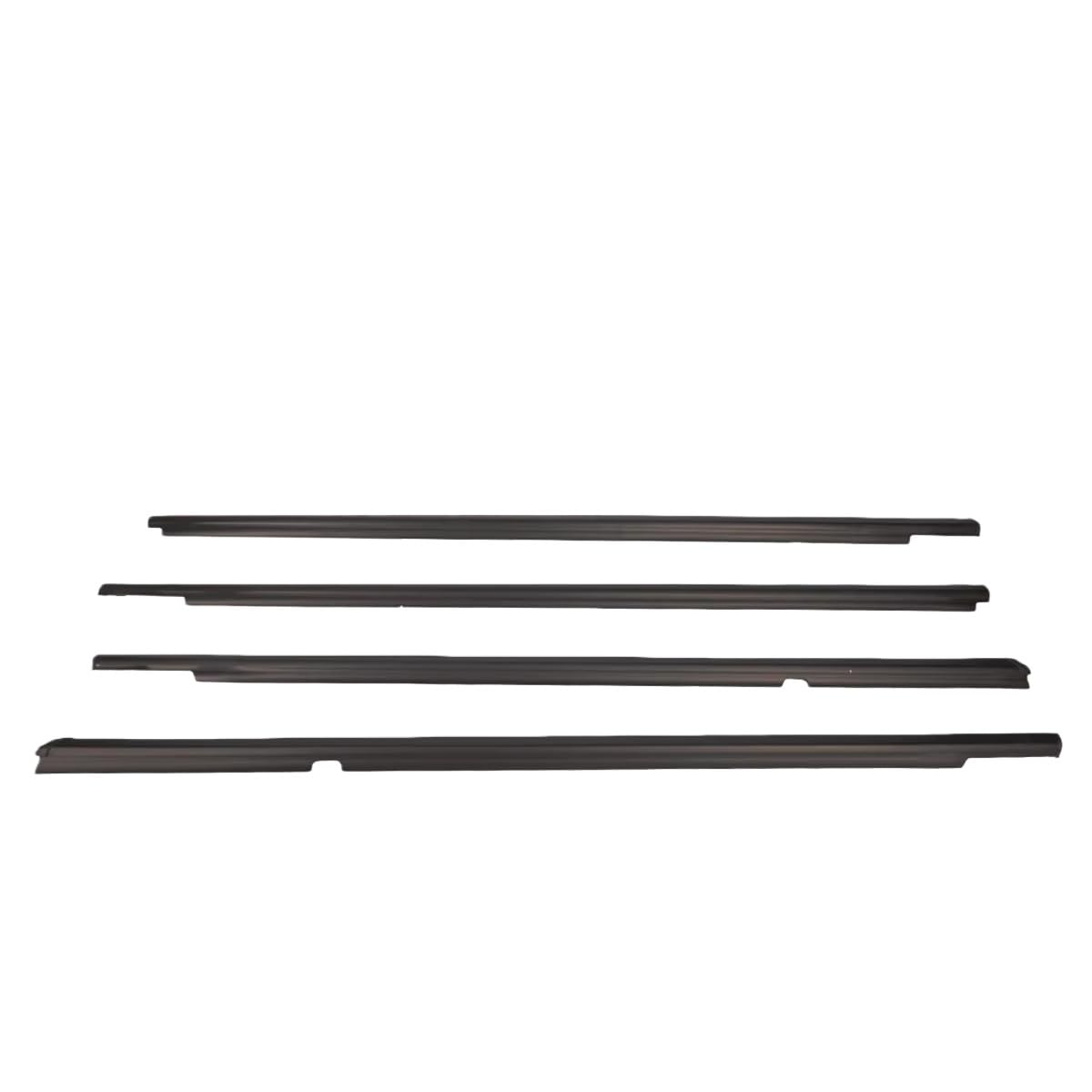 Mzxygkli One Color Car Window Weather Strip 4Pcs Car Outer Door Window Rubber Weatherstrip 5727A005 5727A006 5757A017 5757A018 For Lancer For Cy For Cx For Fortis For Evo For Cz 2007-2019