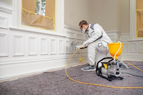 WAGNER Diaphram Pump SuperFinish 21 Pro Airless Lacquer 230 Volt - Perfectly Suited for Painting Work, Max. delivery Rate 2,1 l/min, High Pressure Hose DN6, 7 m