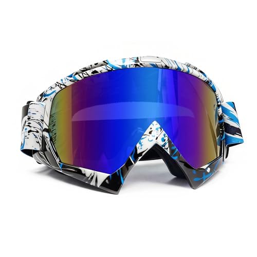 Image of Dirt Bike Goggles Motorcycle ATV Glass Riding Four Wheeler Offroad Mx Racing Helmet Goggles
