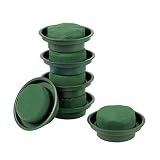 PiniceCore Fleur Kit D'arrangement - 6-Pack Ronde Mousse Florale dans La Conception Unique Bowl pour Table Centerpiece, Mariage Fleurs Aisle, Parti
