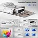 ZDK 2026 Upgrade Mini Beamer Integrierte Apps, Android 14, unterstützt 4K 1080P, Trapezkorrektur, WLAN&BT Beamer 4K Heimkino, Projektor Tragbarer mit um 270° drehbarem Ständer, Kompatibel Laptop/Handy