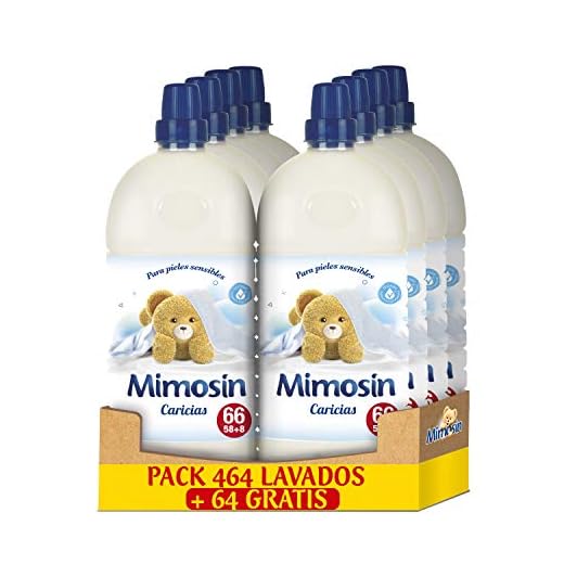 Mimosin Concentrado Suavizante Caricias 58lav x 8botellas