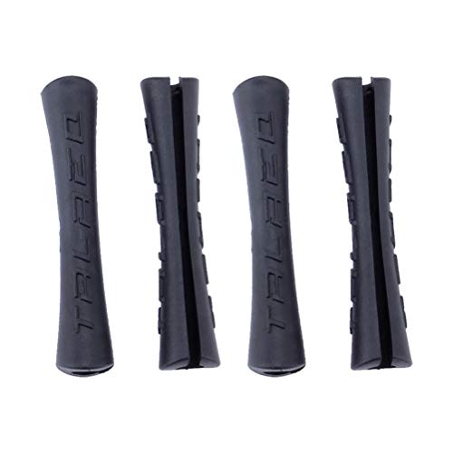 Vosarea 4pcs Funda de Goma Protectora de para Cuadro de Bicicleta Protectora para Cambio de Cable de Freno Cover