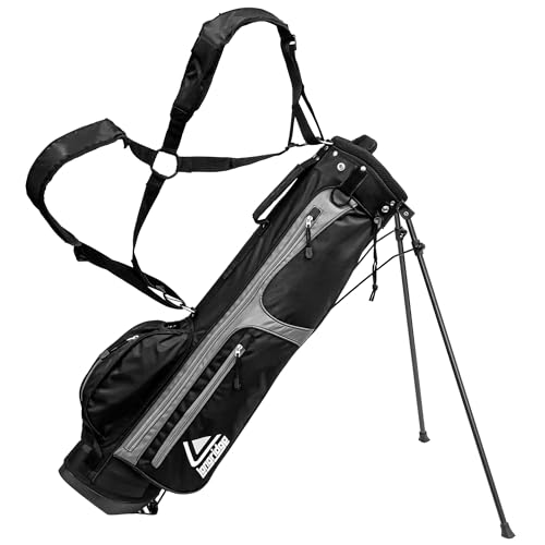 Foto von Longridge 6' Weekender Golf Stand Bag Schwarz SILBER