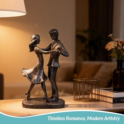Figura decorativa pareja amor 7.7 in x 2.6 in x 4.5 in miniatura 6