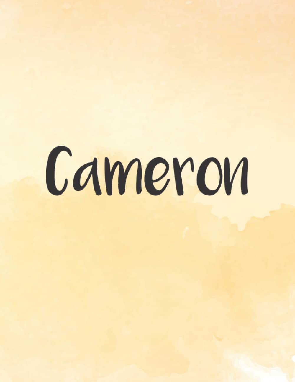 Cameron: Dot Grid Notebook 8.5 x 11| For Graphing Pad, Design Book, Work Book, Planner, Dotted Notebook, Bullet Journal, Sketch Book, Math Book - V.544