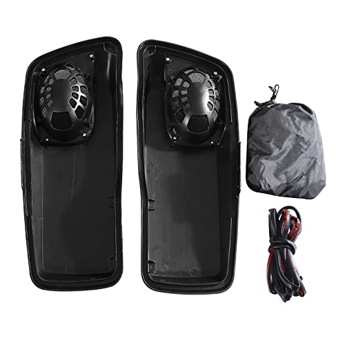 Tapas de Alforjas HR3 Vivid Black con Rejillas para Bocinas 5x7 miniatura 2