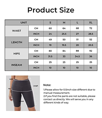 Treeweek Yoga Workout Capris With Pockets For Women High Waisted Tummy Control Butt Lifting Short Tights Light Weight Exercise Biker Cycling Pants (Grey Camouflage,L) #TOP4