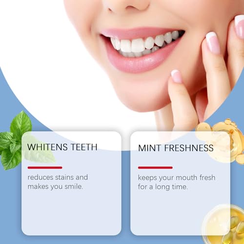 Hydroxyapatite Toothpaste, Hydroxylapatit Zahnpasta,Schutz des Zahnschmelzes Stärkung der Zähne, Fluoridfreie Zahnschmelzreparatur Linderung von Zahnempfindlichkeit (Blue, 5x19x4cm) – Bild 3