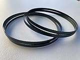 AYAO Pack of 2 Band Saw Blades 62 Inch X 3/8 Inch X 10TPI to fit Powertec BS900, Wen 3939T,Ryobi RBS904, Harbor Freight, Craftsman 9' Band Saws