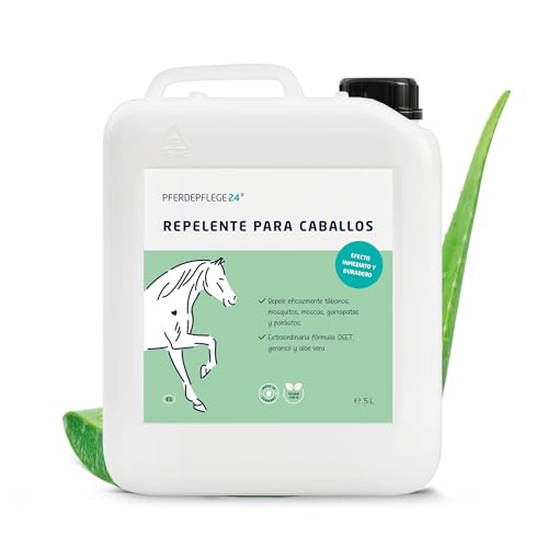 PFERDEPFLEGE24 Spray Repelente Moscas para Caballos con DEET 5000ml | Protección Instantánea y Duradera contra Insectos, Fórmula Concentrada y Efectiva