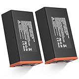 DCDG 2 Pack Battery Pack Compatible with Moultrie Edge Cellular Trail Camera 5000mAh Rechargeable Lithium-Ion Replacement Battery for Moultrie Edge Series Cameras