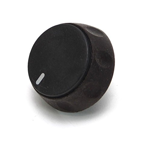 GE WB03T10291 Scalloped Burner Knob - Black