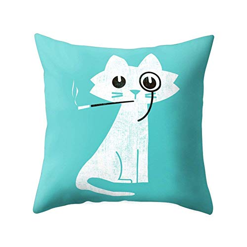 wintefei Cartoon Animal Lion Throw Pillow Case Cushion Cover Home Sofa Decor?-6#
