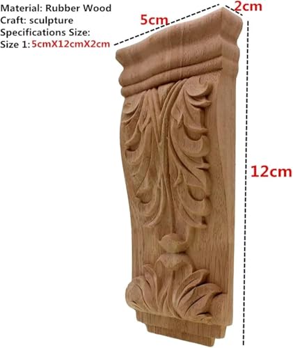 Apliques de madera tallada de alta calidad para una decoración sofisticada de muebles 3