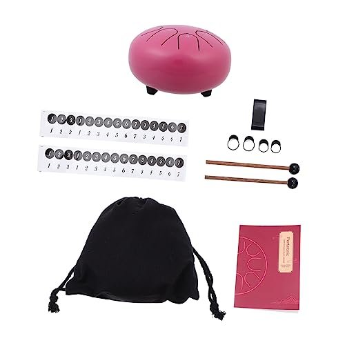 Totority Style Steel Tongue Drum Ethereal Hand Pan 6 Inches Colorful Ideal for Boys and Girls Adults