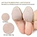 Xemz Ballet Dance Shoes Toe Pads, 1 Pair Elastic Toe Pouches Pad Soft Toe Cap Cover Toe Protectors, Anti-Slip Half Sole Ballet Pointe Shoes Socks Half Toe Shoe Sole Socks for Women Men Girls Boys (L)