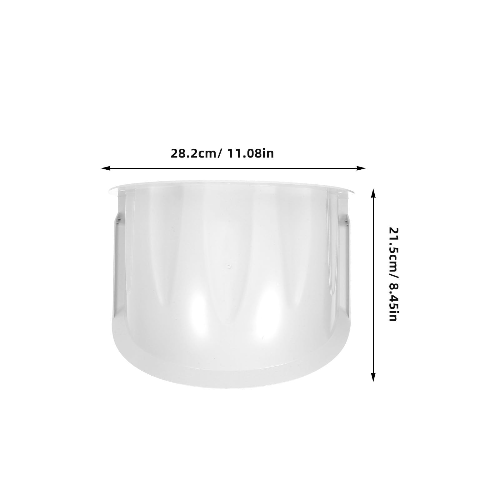 4 Piezas Protector de Cámara Exterior PVC Semiesférico