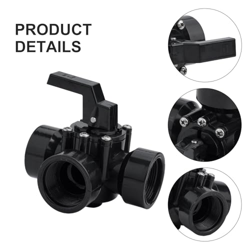 Valve de direction 3 voies pour pompe à sable 3,8 cm spa et eau
