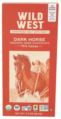 Wild West Dark Horse Chocolate 2.3 oz (Pack of 8)