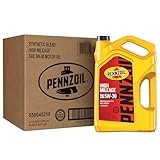 Pennzoil High Mileage 5W-30 Motor Oil, 5 Quart (3 Pack)