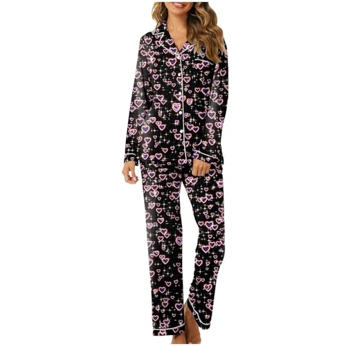Ensemble de pyjama pour femme fluide boutonné pour en finir avec les nuits inconfortables
