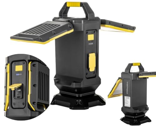 Germina Der Electriker Lámpara De Inspección Led 2X25W Proyector Batería Inalámbrico Work Floodlight Con Foco De Atenuación