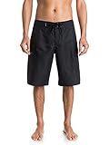 Quiksilver Men's Manic 22 INCH Length Cargo Pocket Boardshort Swim Trunk, Black 2015, 38