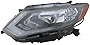 TYC Left Headlight Assembly Compatible with 2017-2020 Nissan Rogue