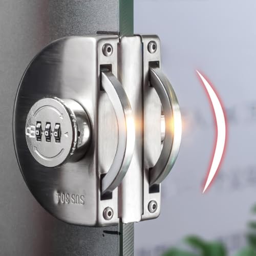 Verrou porte vitrée sans perçage pour sécuriser les baies coulissantes de patio - 4