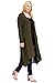 12 Ami Plus Size Basic Knit Solid Long Sleeve Maxi Cardigan - Made in USA