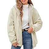 Polyvalente et adaptée à toutes les occasions : Le design simple et classique de cette veste à capuche doublée en polaire se marie parfaitement avec tout, des jeans et leggings aux jupes et pantalons habillés. Elle est parfaite pour les sorties quotidiennes, les courses, les rendez-vous entre amis, les balades en famille et même les voyages d'hiver. Que vous recherchiez un look décontracté ou un peu plus raffiné, elle est facile à porter.