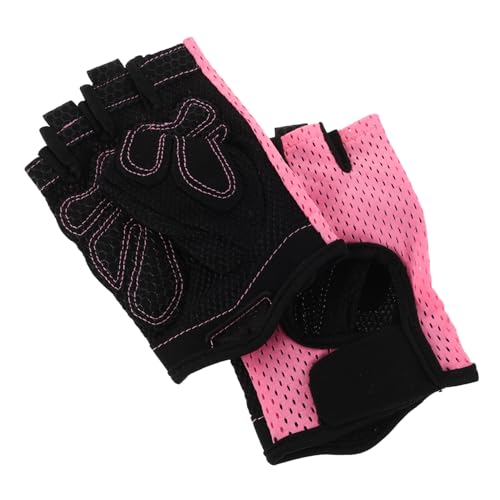 SUPVOX 1 Pair Breathable Cycling Gloves for Men Women Slip Sweat Absorbing Fitness Gloves for Gym Workouts Outdoor Biking Lightweight Durable Design with Enhanced Grip