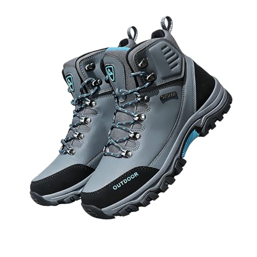 Zapatos de trekking cómodos para hombre que evitan resbalones en la montaña 5