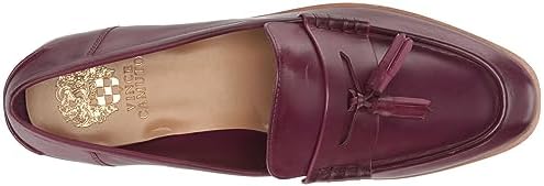 Vince Camuto Women's Chiamry Block Heel Loafer Flat, Ruby Rose, 9 | Image 4