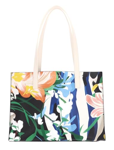 Sac à icônes grand format allongé femme imprimé floral multicolore S284124