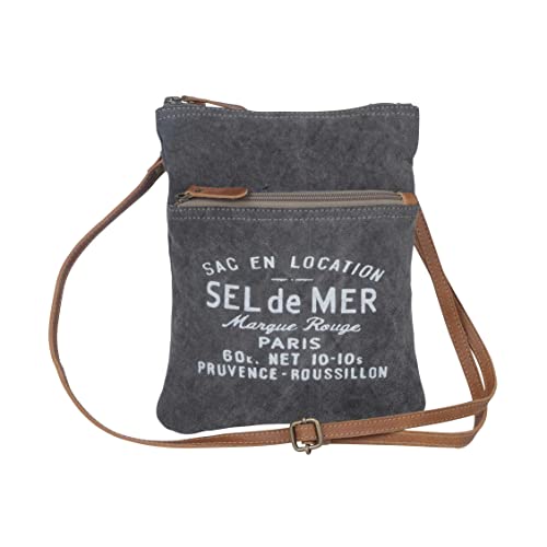 Unisex Adult Myra, Petit Gray Small Crossbody Handbags